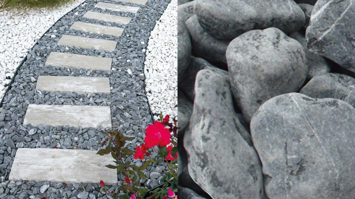 Semmelrock kerti díszkavics 25kg - Szürke